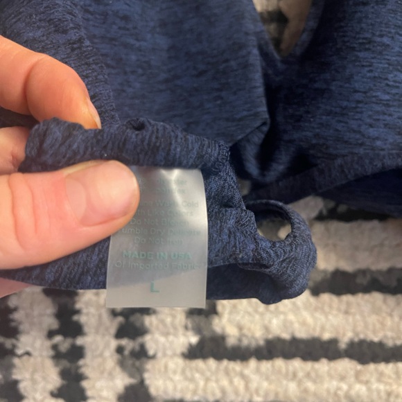 Ace sports bra (L) & Brazilian contour leggings (M) in sapphire blue - Picture 4 of 10